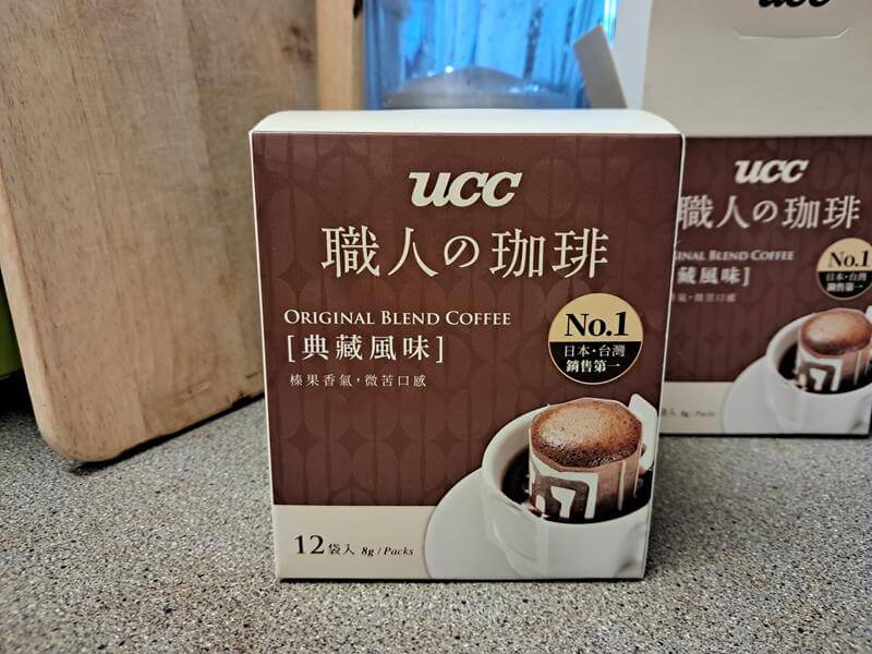 UCC典藏風味濾掛式咖啡包裝